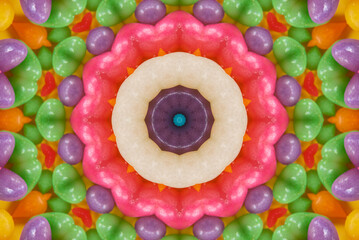 Mandala artwork - Colorful pattern background