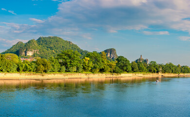 Chuanshan Park and nanxishan Park in Guilin, Guangxi, China