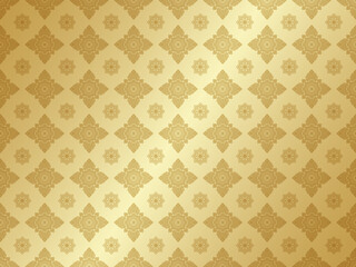 Asian art luxury banner pattern gold background  for decoration