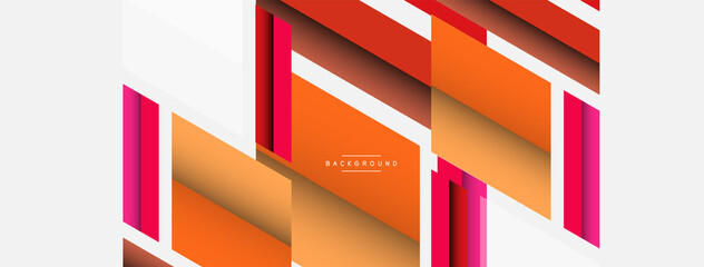 Background. Geometric diagonal square shapes and lines abstract composition. Vector illustration for wallpaper banner background or landing page