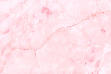 Fototapeta premium Pink marble texture background with high resolution, top view of natural tiles stone floor in luxury seamless glitter pattern for interior decoration.