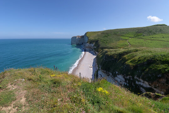 Tilleul beach in the Antifer cape