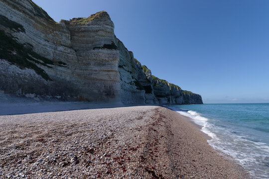 Tilleul beach in the Antifer cape