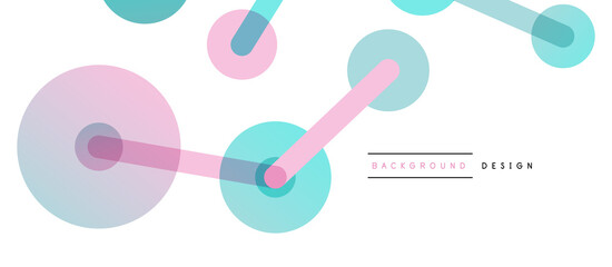 Network concept abstract background. Dots connection. Big data idea. Business template for wallpaper, banner, background or landing