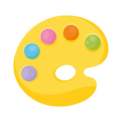 Fototapeta premium palette school supply