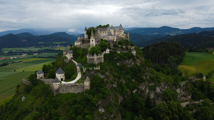 Fototapeta na wymiar Hochosterwitz castle. Burg. Austria. Carinthia