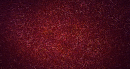 3D rendering abstract multicolor fractal light background