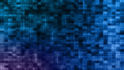 Abstract glitch art grid background image.