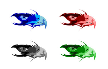 eagle eye collections in graphic design vector