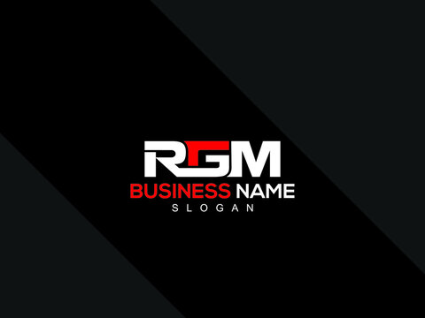 Letter RGM Logo Icon Design, colorful RG Logo Letter Vector Icon For Your Business identity