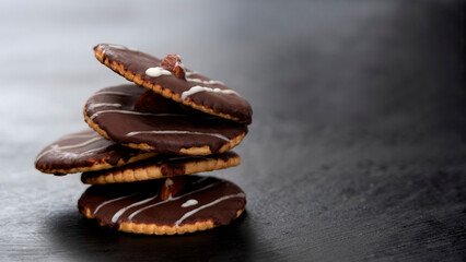 homemade chocolate almond cookies