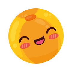 beach balloon kawaii style