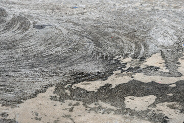 abstract form and texture on the floor