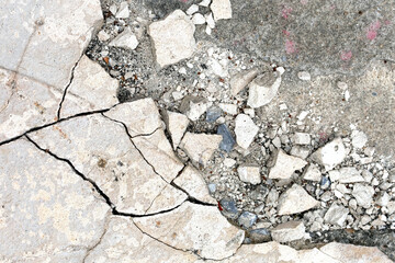 abstract form and texture on the floor