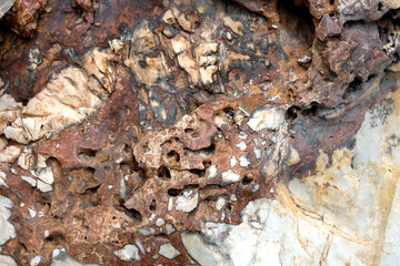 abstract form and texture on the floor