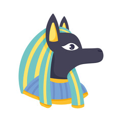 egyptian culture dog statue