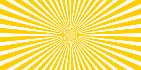 yellow background with rays