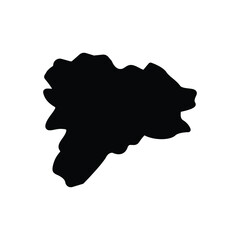 Black solid icon for edinburgh