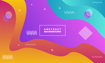 Illustration of graphic Abstract background Fluid creative templatesset. Geometric design, liquids, shapes. Trendy vector collection.geometric fluid graphic shape, vector background.