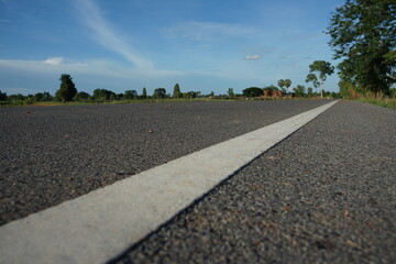 abstract asphalt pavement Used in advertising background land transport system