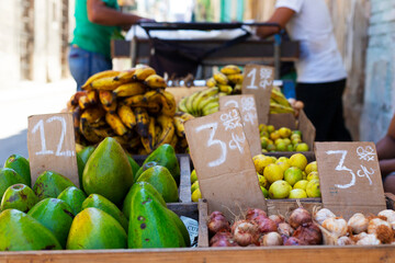 フルーツショップの風景