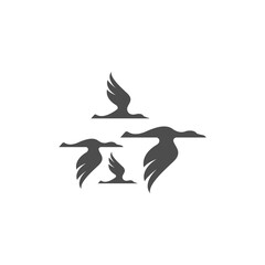 Mallard logo icon illustration design