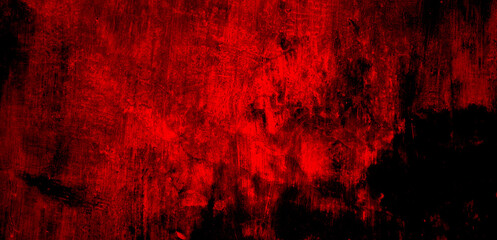 Scary red cement wall for background