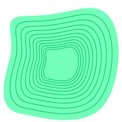 abstract irregular elements ,random elements, wavy