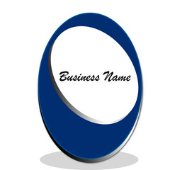 A template for a luxurious and elegant business logo. 