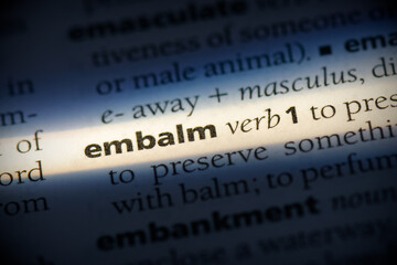 embalm