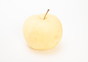 Fresh organic yellow apple. Healthy food