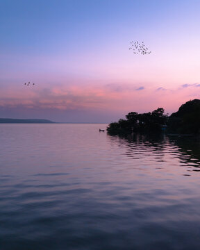 Beautiful view of a lake in Bhopal, Madhya Pradesh