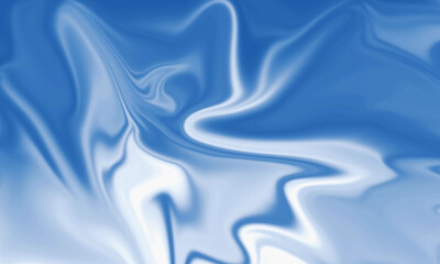 Fototapeta premium The illustration is created from a computer program using the Liquify method. make objects stand out Simulate a shallow depth of field by creating a blurred background with white and blue. An image wi