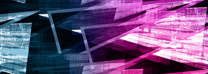 Abstract glitch art background image.