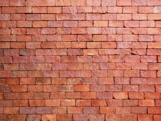 Obraz premium Red brick wall texture background.
