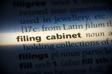 filing cabinet