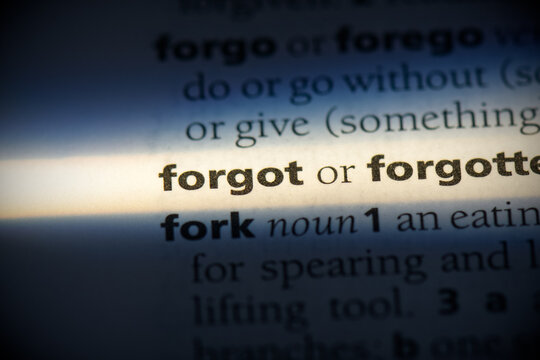 forgot