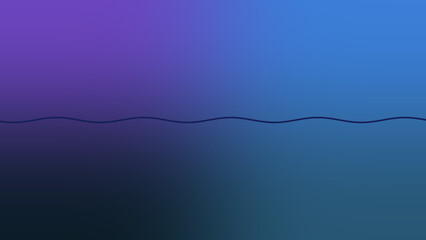 Abstract neon gradient wavy line pattern background image.