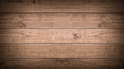 Plakat Light color wood table for wood background and texture.