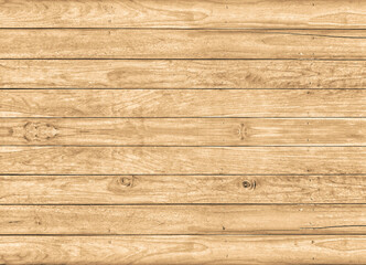 Fototapeta premium Old light color wood wall for seamless wood background and texture.