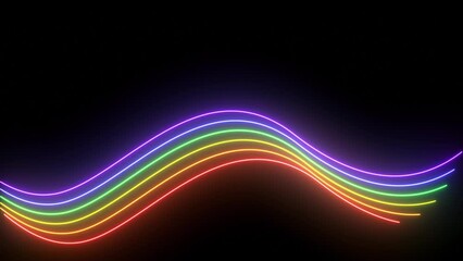 Gay pride LGBTQ light beams - Powered by Adobe