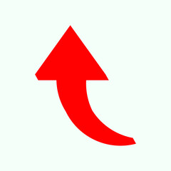 red arrow up