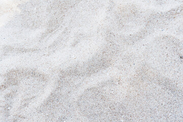 Full frame shot. Close up sand texture on beach in summer