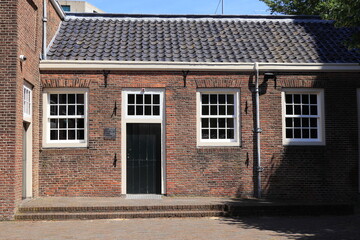 Amsterdam Portuguese Synagogue Courtyard Brick Building Facade, Netherlands