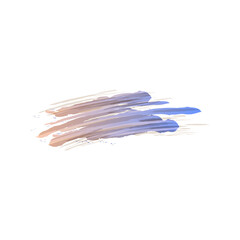 Obraz na płótnie Canvas Gradient pastel brush stroke art vector isolated