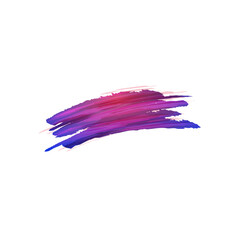 Obraz na płótnie Canvas Gradient pink and blue brush stroke clipart design
