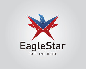 Abstract Eagle Modern Logo Vector, Simple Falcon Logo Icon.