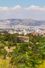 Fototapeta na wymiar Ciudad de Atenas o Athens, pais de Grecia o Greece