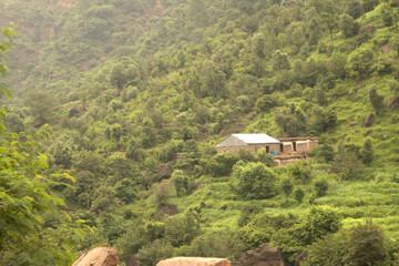 house in the mountains hills