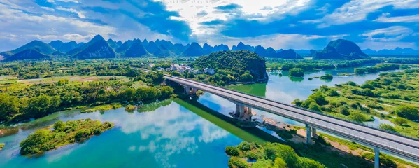 Photo sur Plexiglas Guilin Natural scenery of Lijiang River in Guilin, Guangxi, China